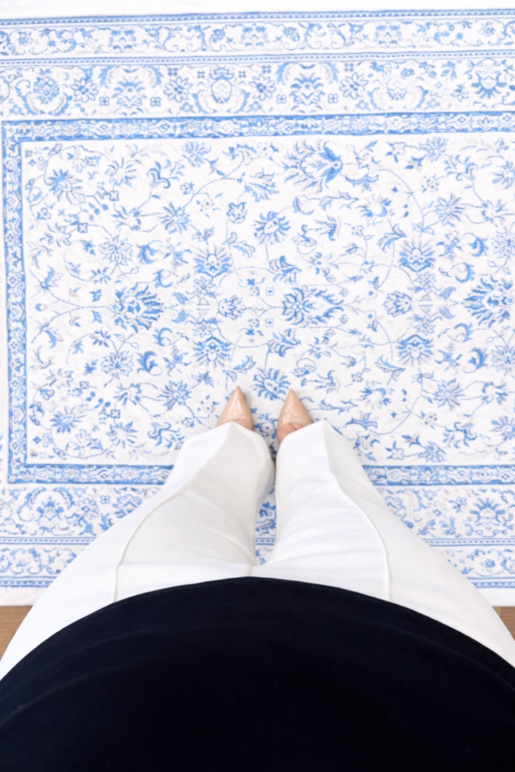 Sebastion white flare pant