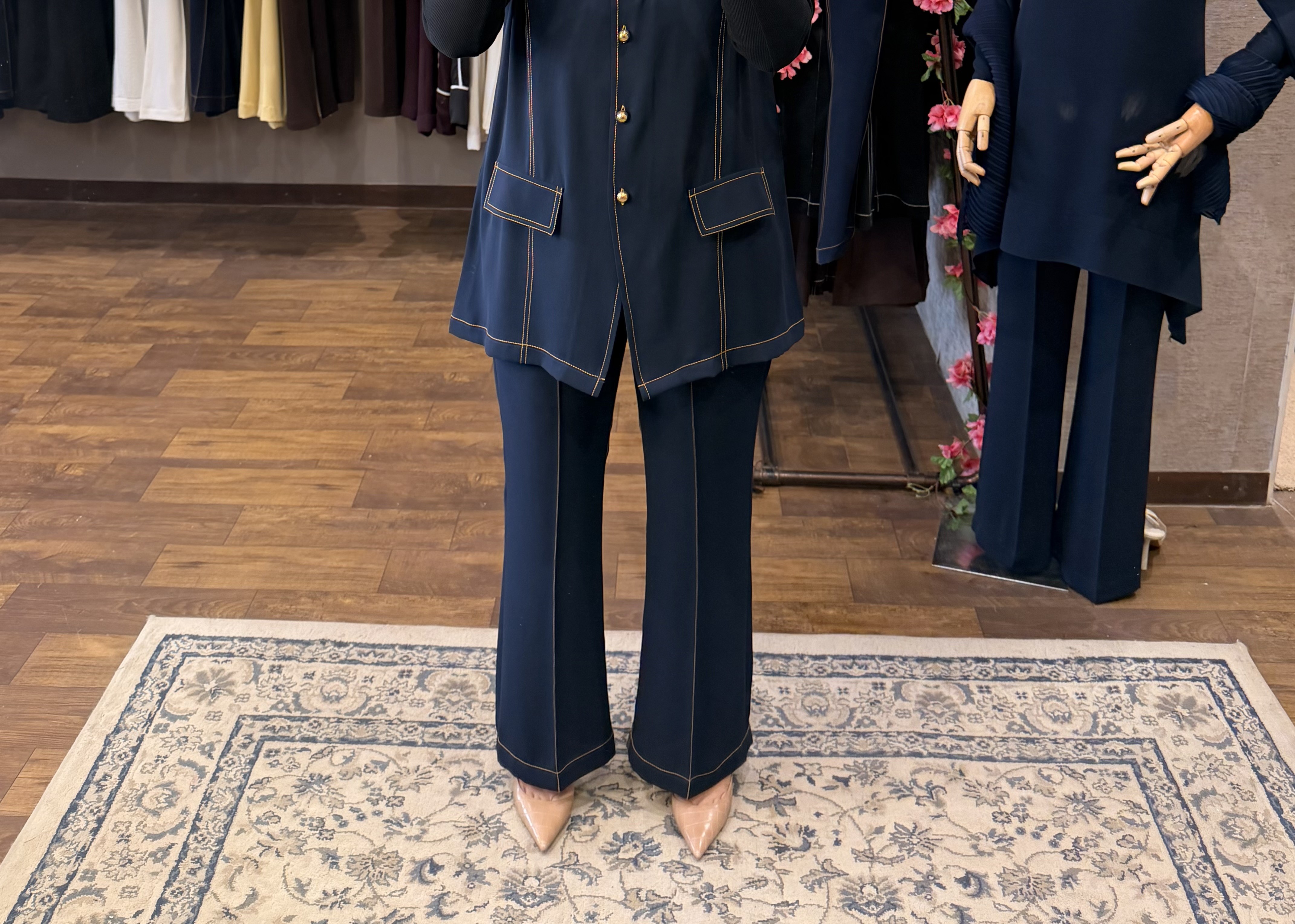 The Denim Style Flowy Pant