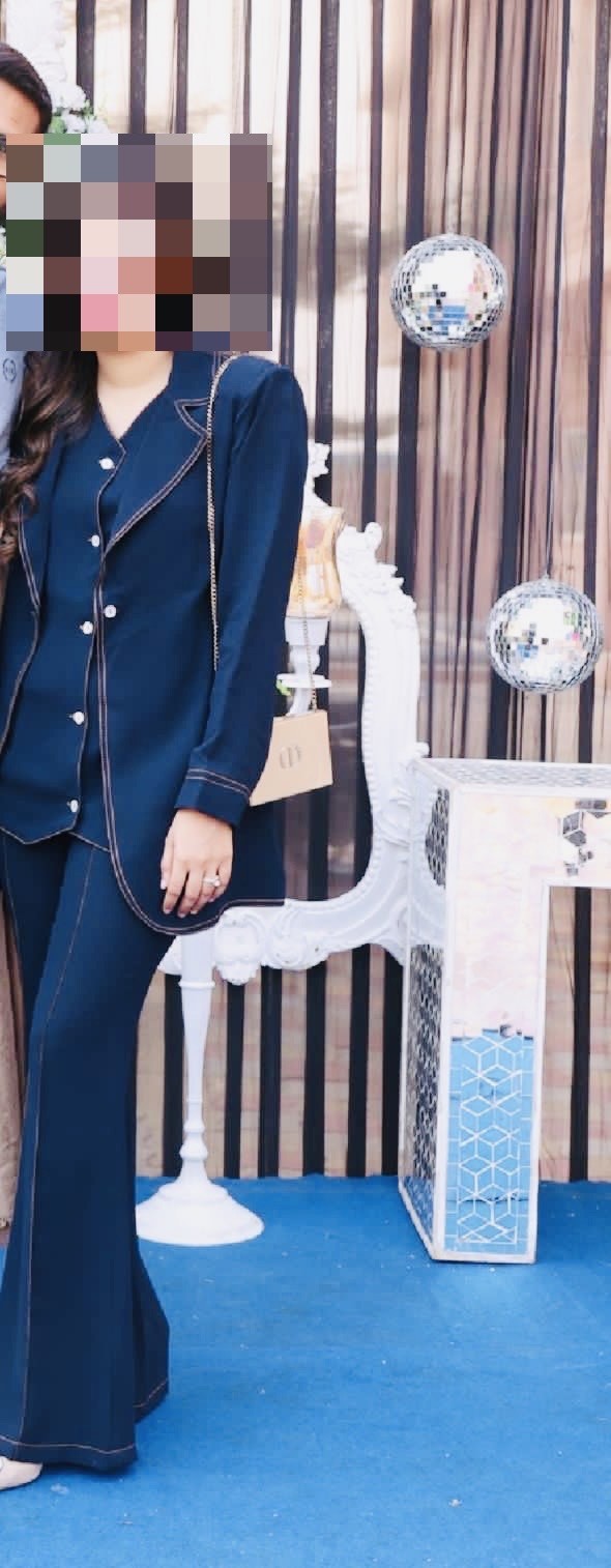 DENIM TUXEDO SET